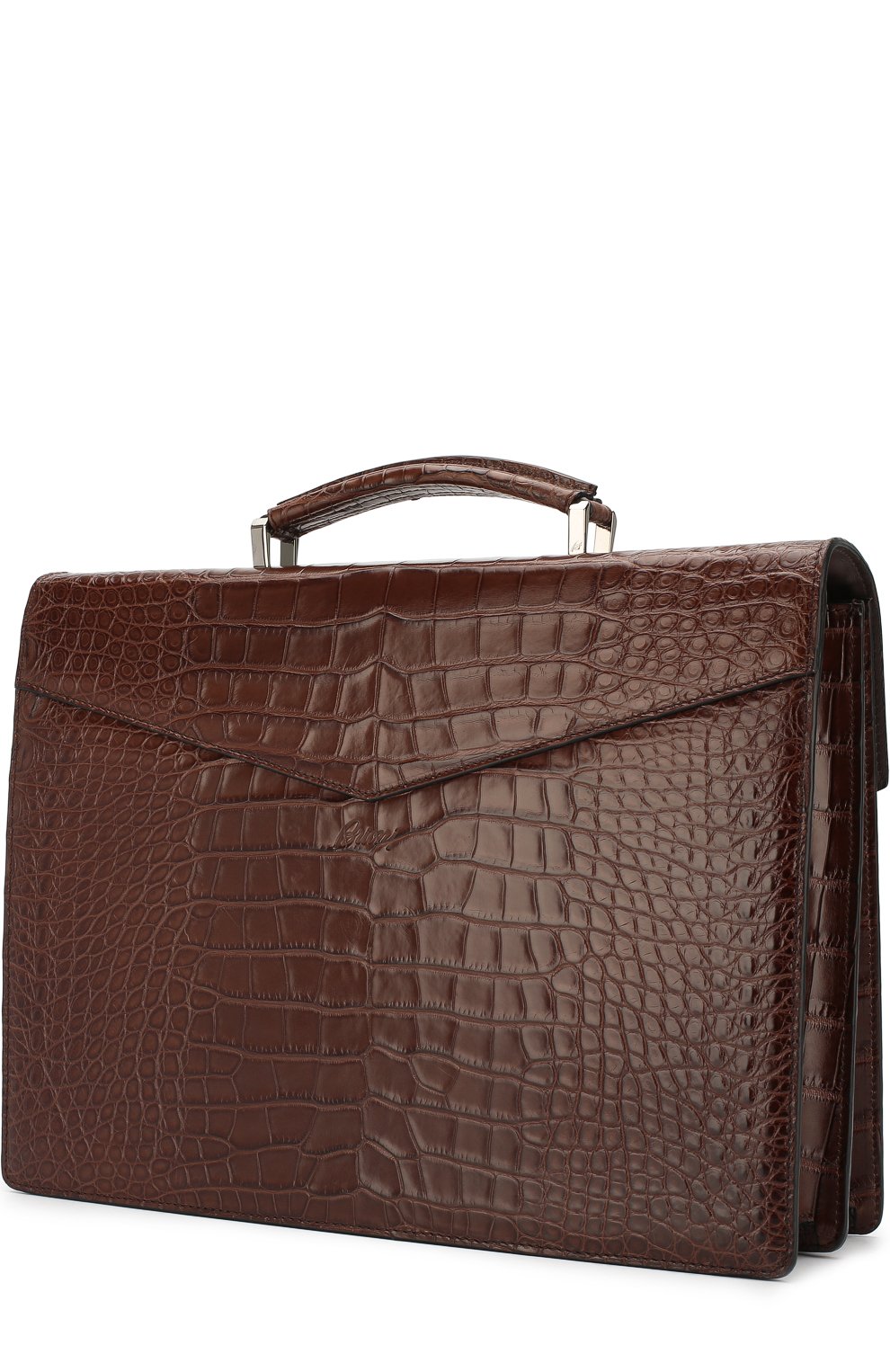Портфель из кожи аллигатора BRIONI, арт. 0ITC0L/P7716, фото 3