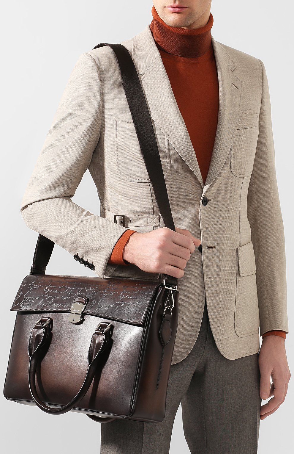 Кожаный портфель BERLUTI, арт. M124253, фото 5