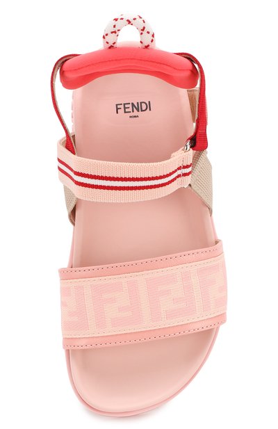 Текстильные сандалии FENDI, арт. JMR315/AAE6/27-31, фото 4