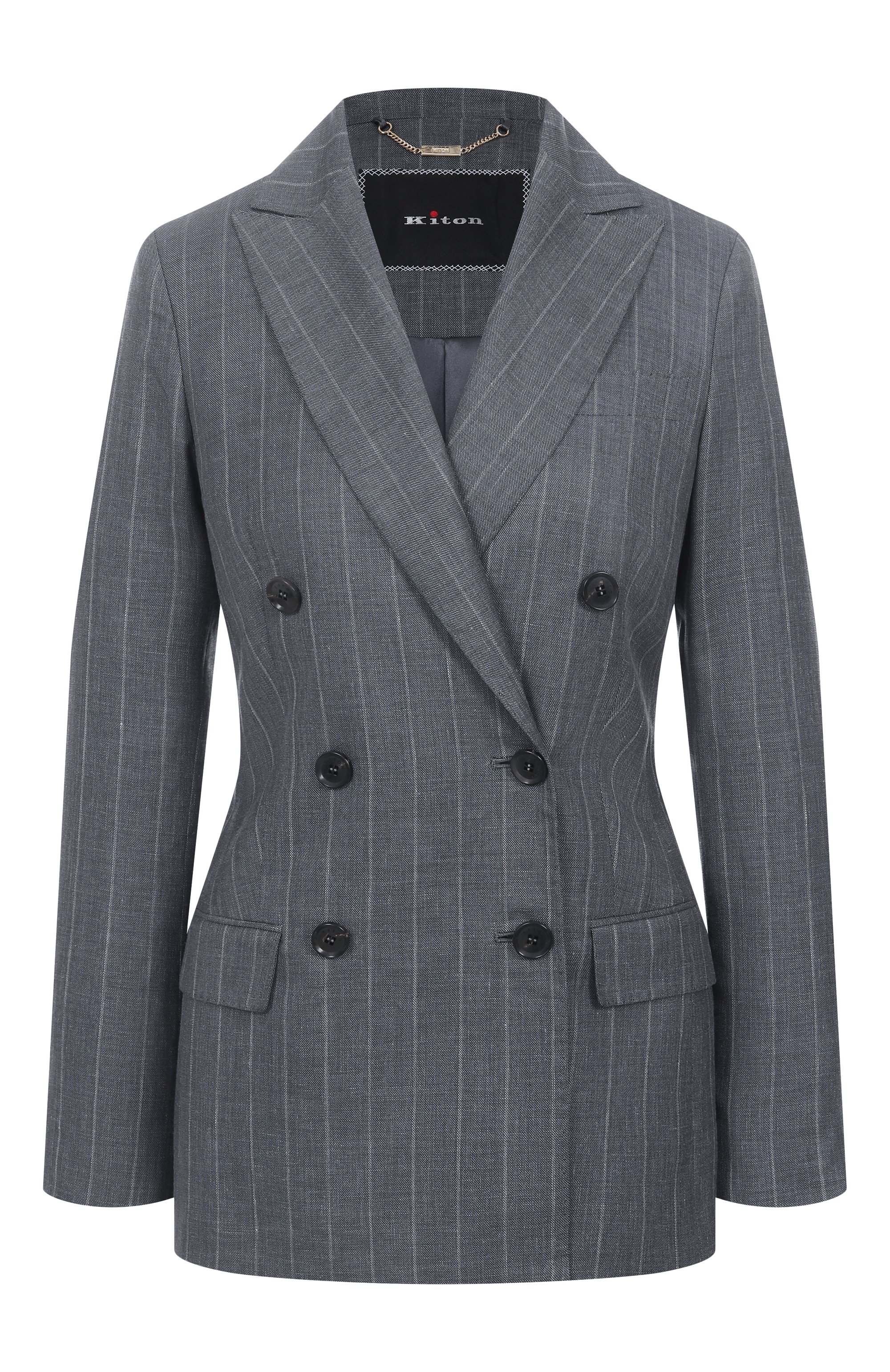 Жакет изо льна и шерсти KITON, арт. D46523K0603E08, фото 1