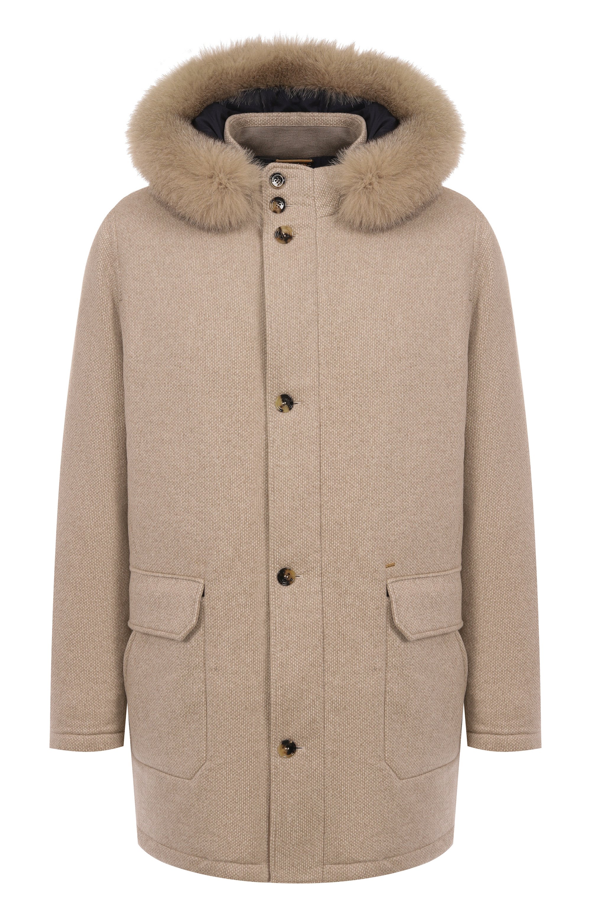 Парка из кашемира и шерсти норки с отделкой из лисицы STEFANO RICCI, арт. MDJ2300170/C072HC, фото 1