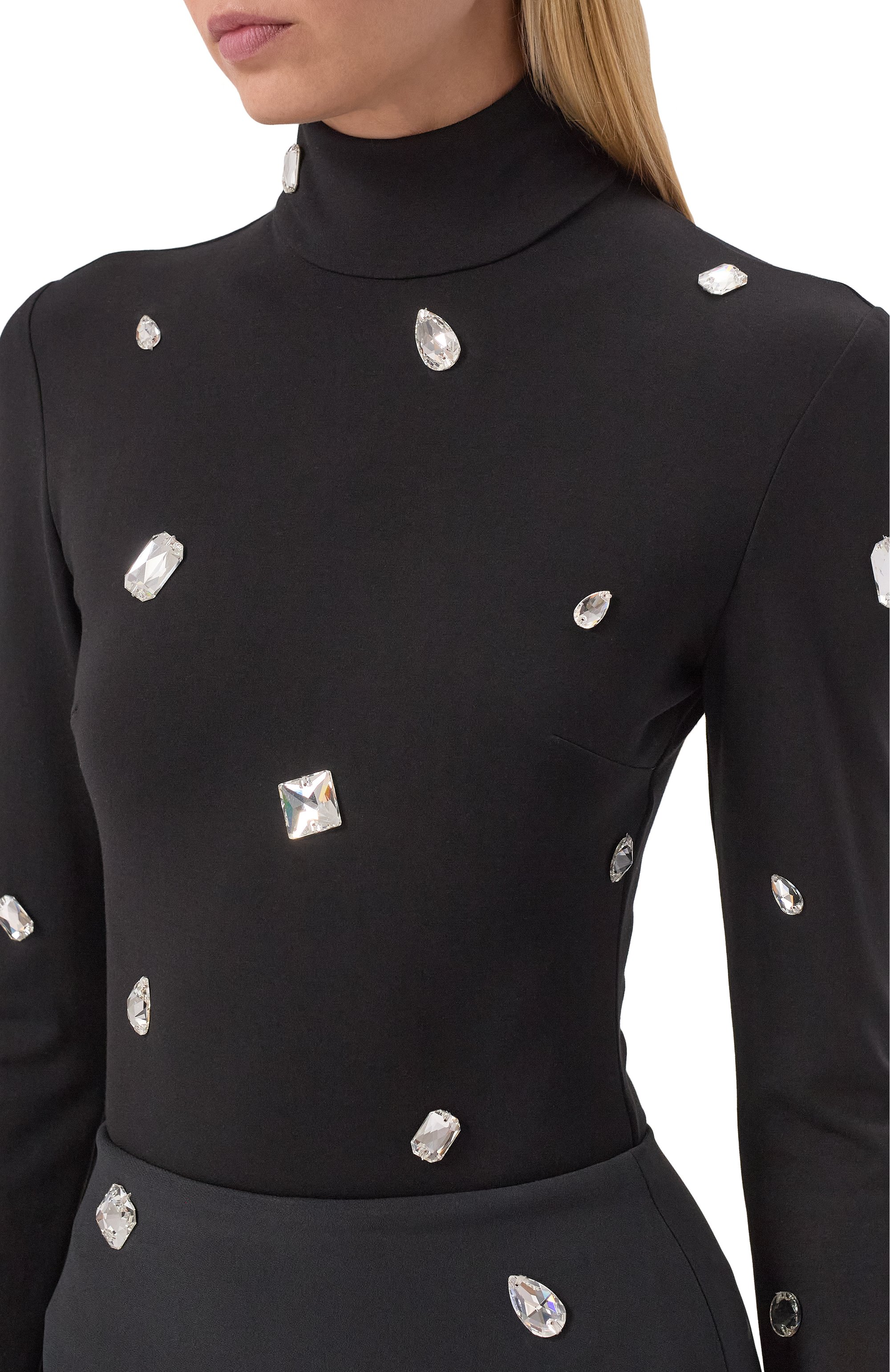 Боди DAVID KOMA черного цвета по цене 161500 руб., арт. PF25DK83BS, фото 5 Боди DAVID KOMA, арт. PF25DK83BS, фото 5