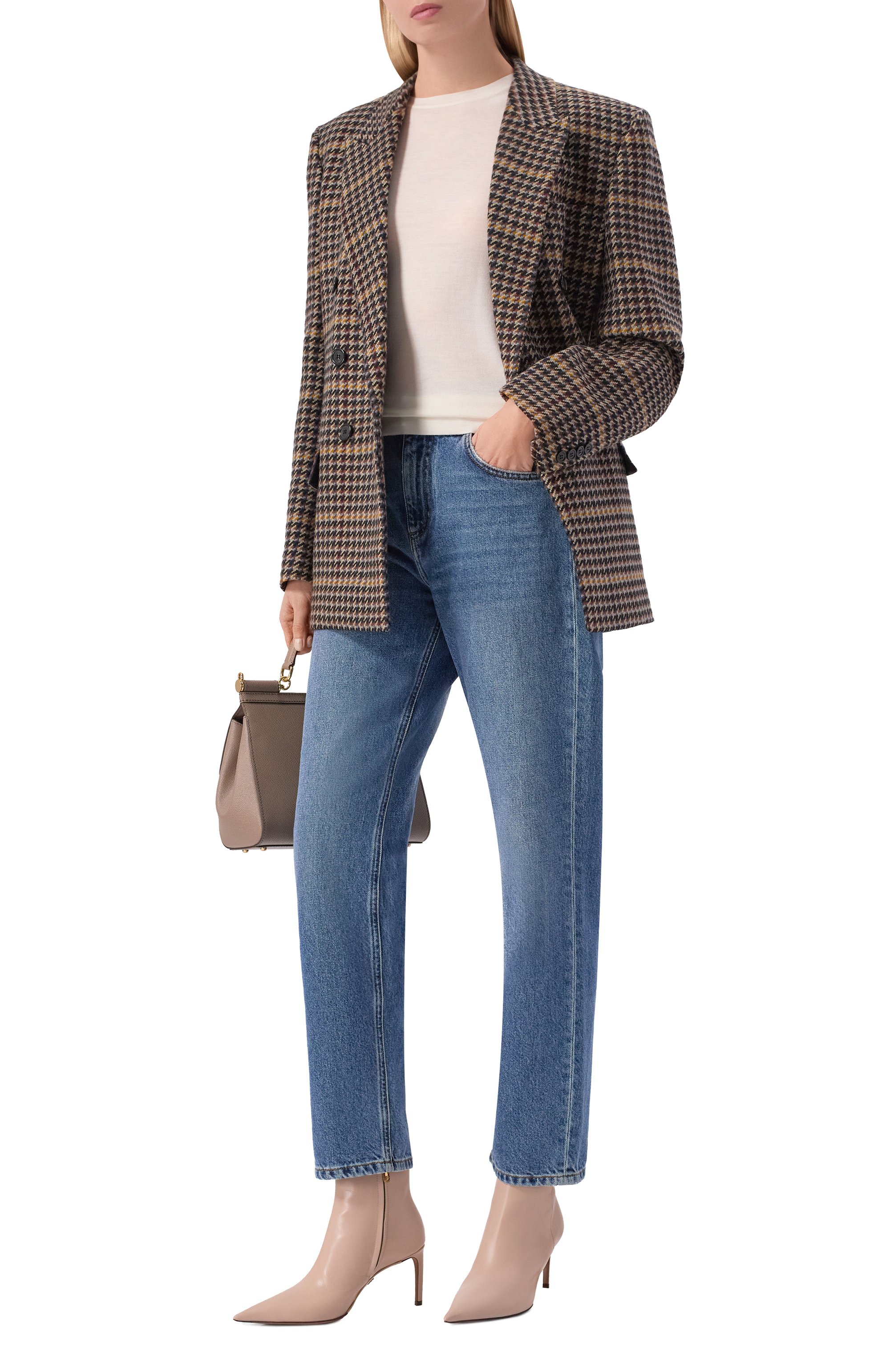 Кожаные ботильоны devotion 75 DOLCE & GABBANA, арт. CT1083/AP412, фото 3