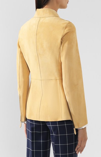 Замшевая куртка BURBERRY бежевого цвета по цене 444000 руб., арт. 8013803, фото 4 Замшевая куртка BURBERRY, арт. 8013803, фото 4