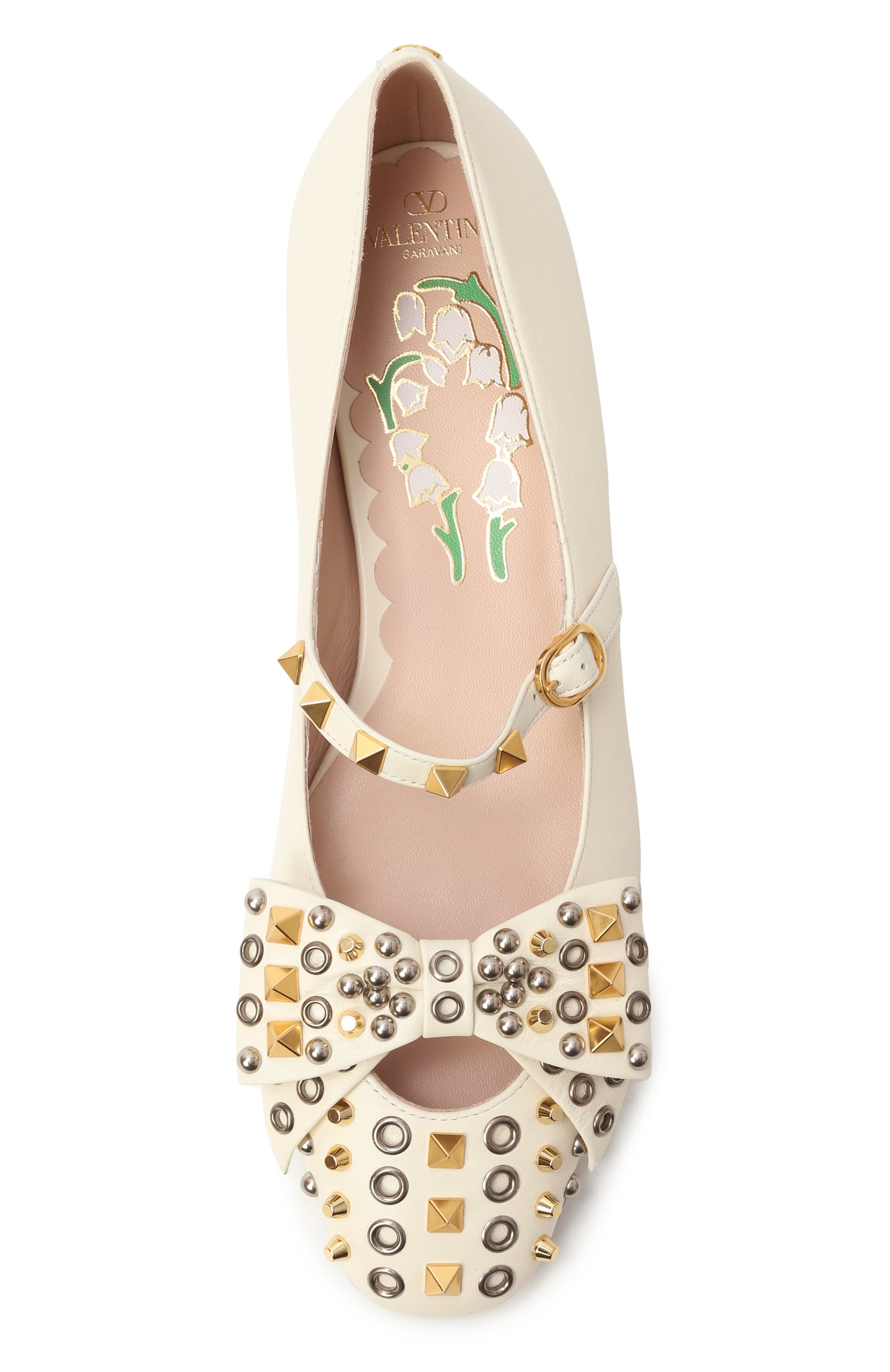 Кожаные балетки bowow VALENTINO, арт. 7W2S0MX7/ETL, фото 6