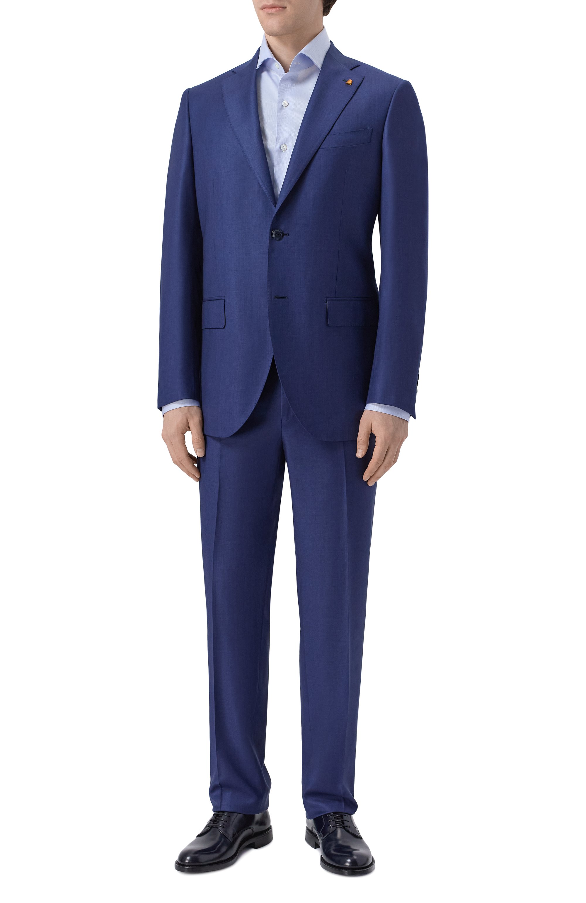 Хлопковая сорочка FINAMORE 1925 голубого цвета по цене 62050 руб., арт. NAP0LI 1 EDUARD0 Z N/P6036, фото 2 Хлопковая сорочка FINAMORE 1925, арт. NAP0LI 1 EDUARD0 Z N/P6036, фото 2