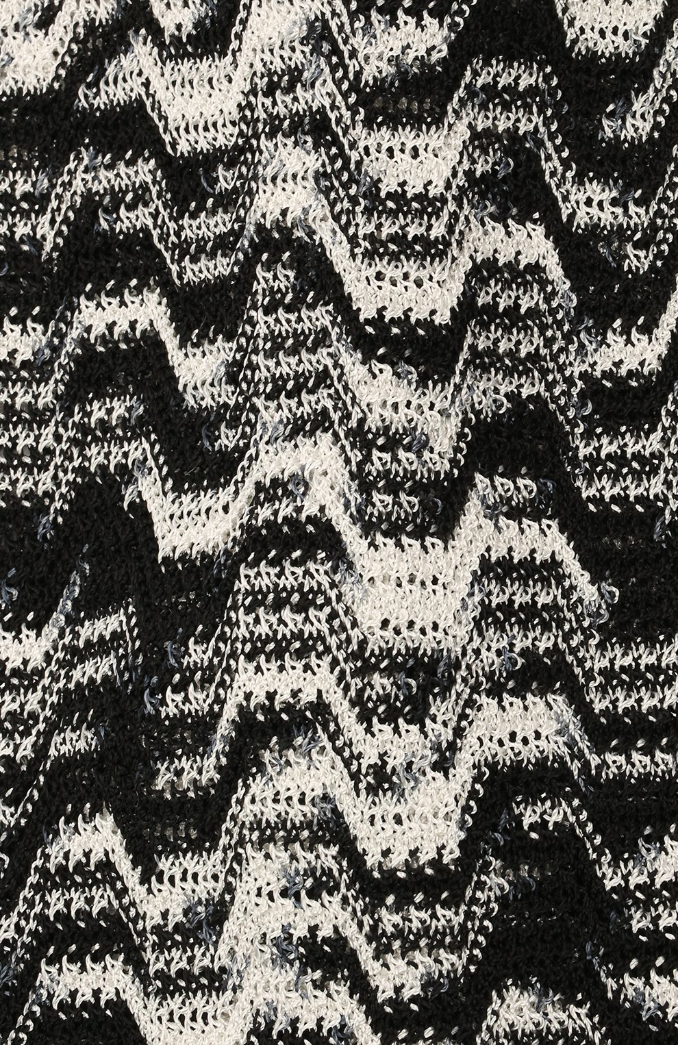 Повязка на голову MISSONI черно-белого цвета по цене 14600 руб., арт. MDS00098/BR00CP, фото 3 Повязка на голову MISSONI, арт. MDS00098/BR00CP, фото 3