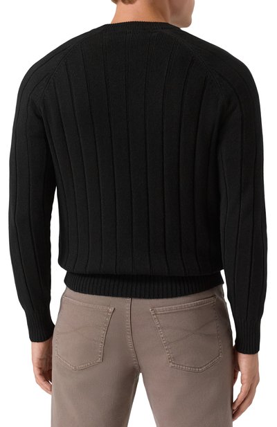 Джемпер из шерсти и кашемира GRAN SASSO черного цвета по цене 39800 руб., арт. 23135/19657, фото 4 Джемпер из шерсти и кашемира GRAN SASSO, арт. 23135/19657, фото 4