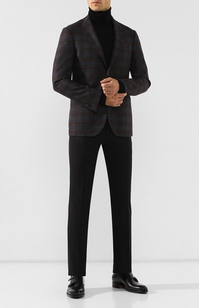 Шерстяные брюки CORNELIANI, арт. 845264-9818150/02, фото 2