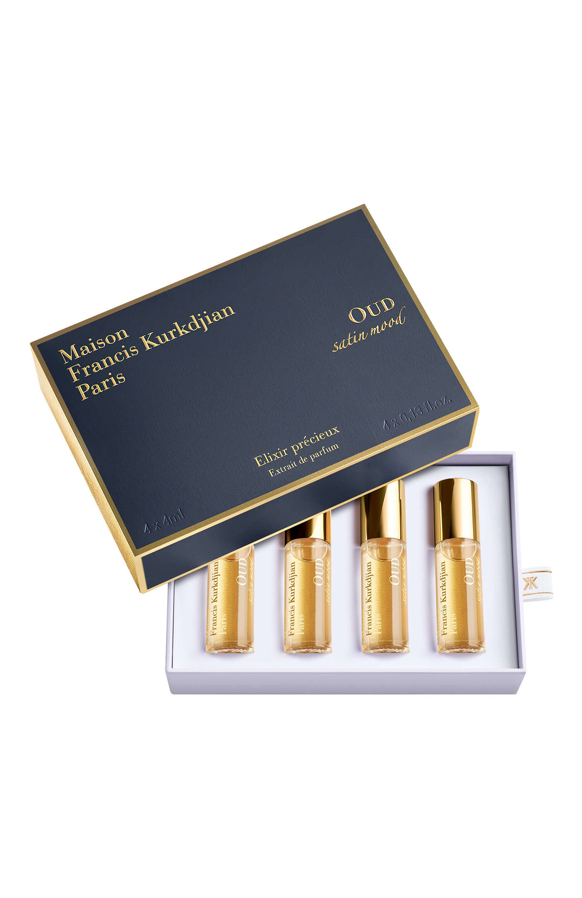 Парфюмерный набор с роликовым аппликатором oud satin mood (4x4ml) MAISON FRANCIS KURKDJIAN, арт. RA152230, фото 1