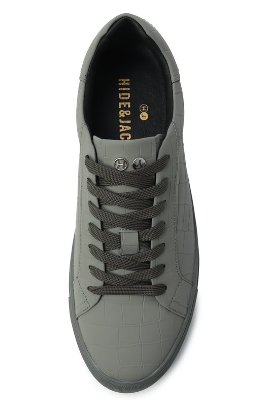 Кожаные кеды Essence Hide and Jack EIBKLGRNB/G Хаки  EIBKLGRNB/G Фото 6