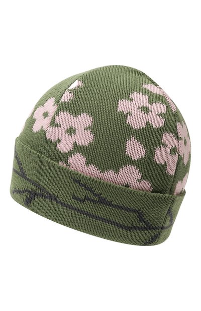 Хлопковая шапка A.T.T. хаки цвета по цене 3500 руб., арт. 24226/123, фото 3 Хлопковая шапка A.T.T., арт. 24226/123, фото 3