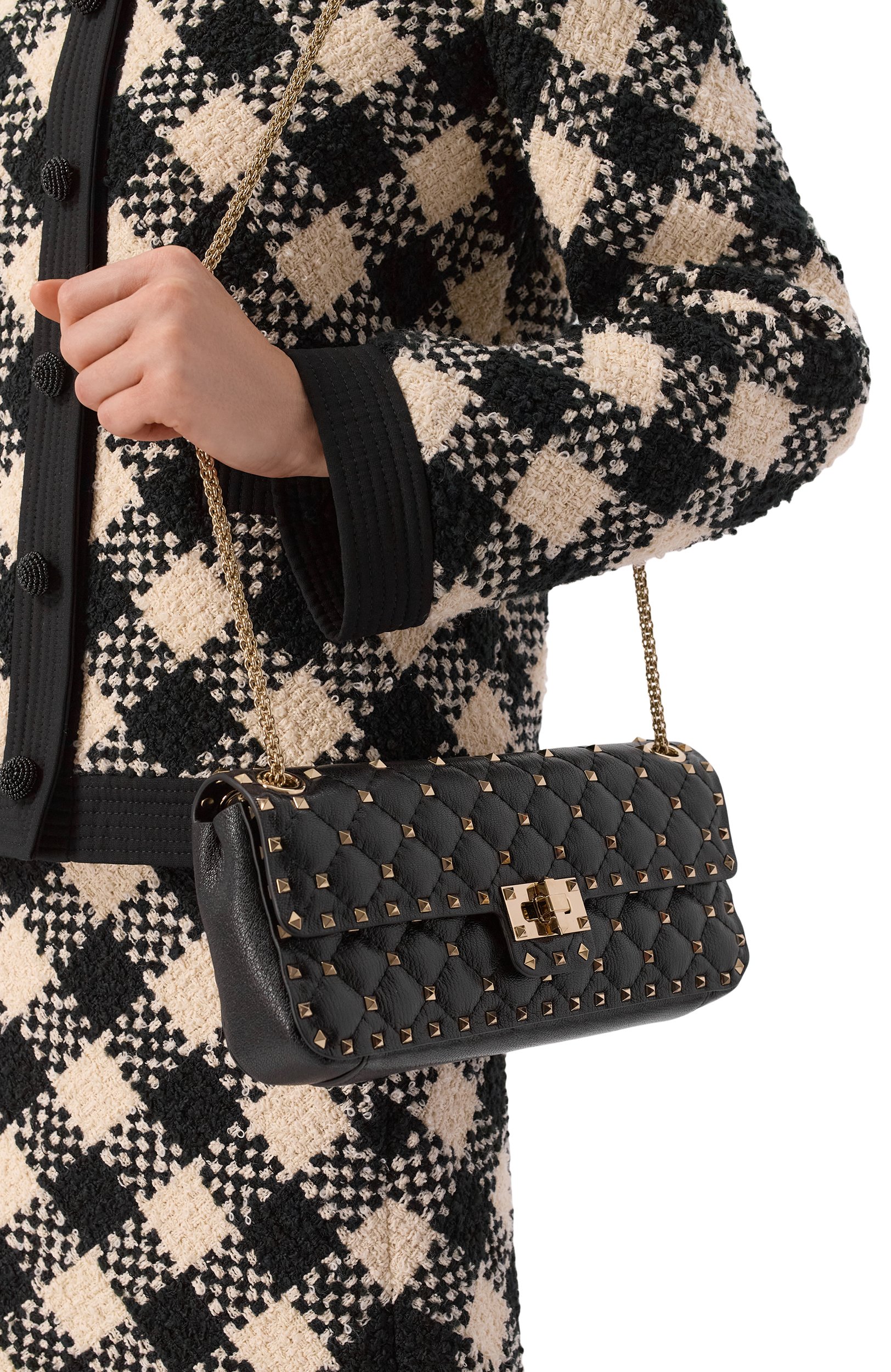 Сумка rockstud spike medium VALENTINO, арт. 9W0B0T95/VFQ, фото 2
