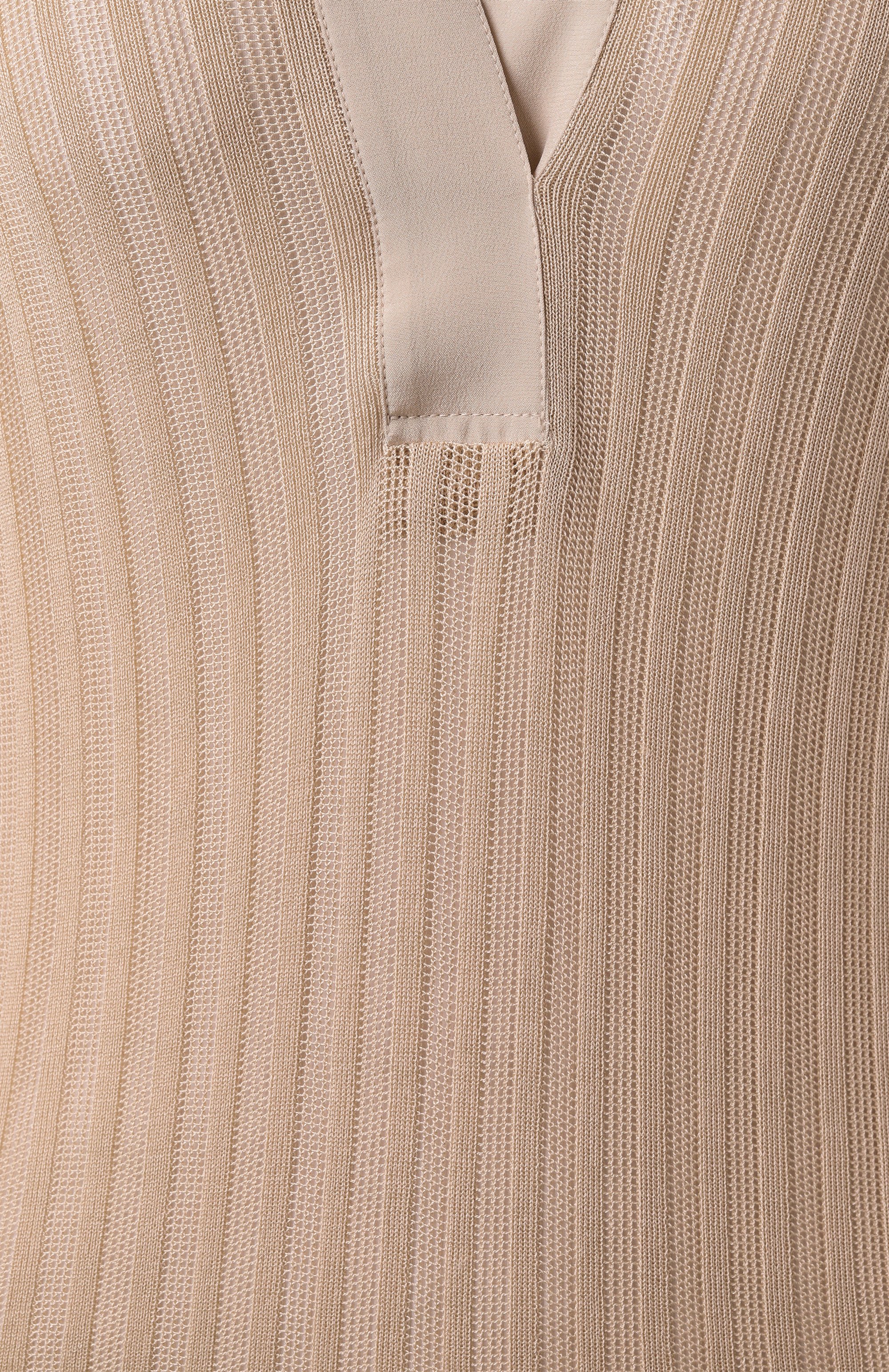 Шелковое поло AGNONA, арт. KD09018/8S180M, фото 6