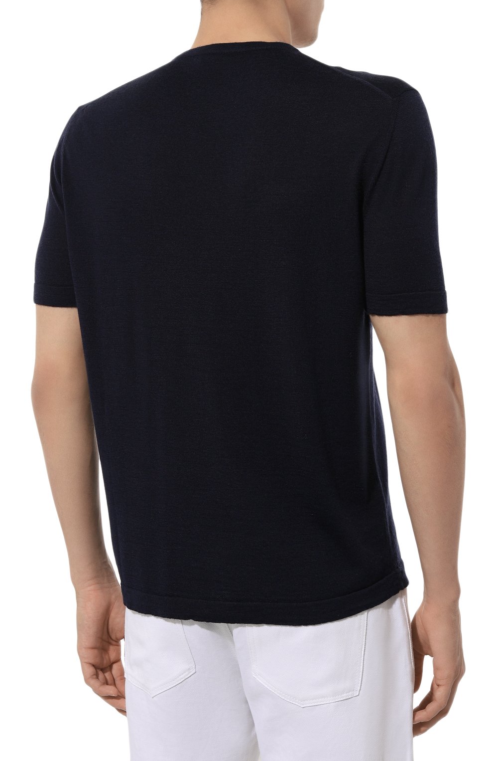 Шерстяная футболка KITON, арт. UMM049303, фото 4