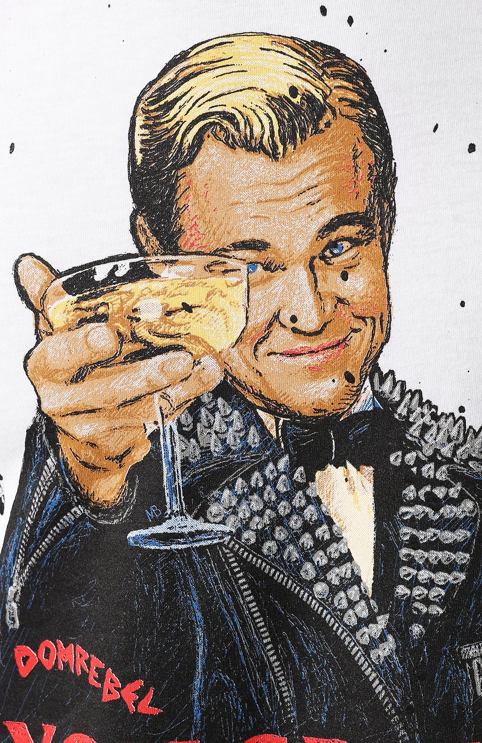 Хлопковая футболка DOMREBEL, арт. CHEERS/T-SHIRT/PAINT, фото 5