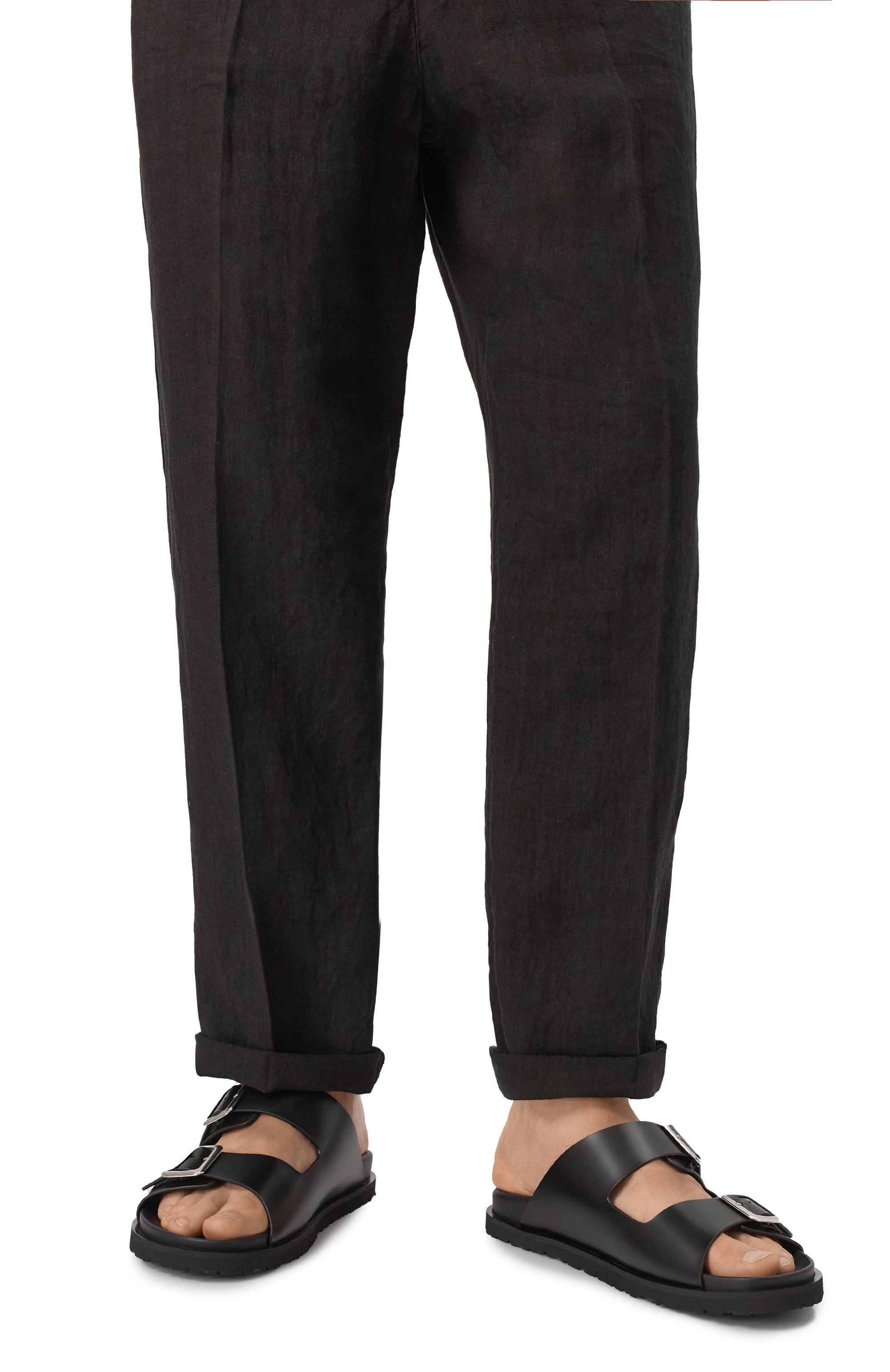 Кожаные шлепанцы W.GIBBS, арт. 5027002/ABRASIVAT0, фото 3