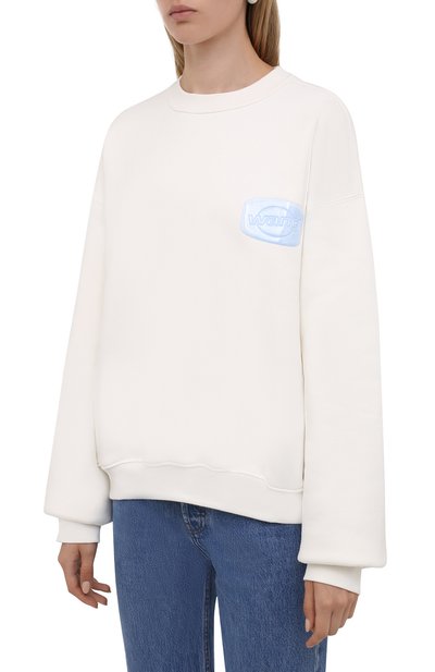 Хлопковый свитшот ALEXANDER WANG, арт. UCC3211442, фото 3