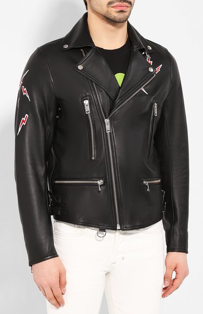 Кожаная куртка DIESEL, арт. 00SME1/0AAZU, фото 3