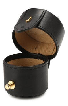Женская сумка le micro vanity JACQUEMUS черного цвета, арт. 201AC15/58990 | Фото 4 (Размер: mini; Ремень/цепочка: На ремешке; Материал: Натуральная кожа; Сумки-технические: Сумки через плечо; Материал сплава: Проставлено; Драгоценные камни: Проставлено)