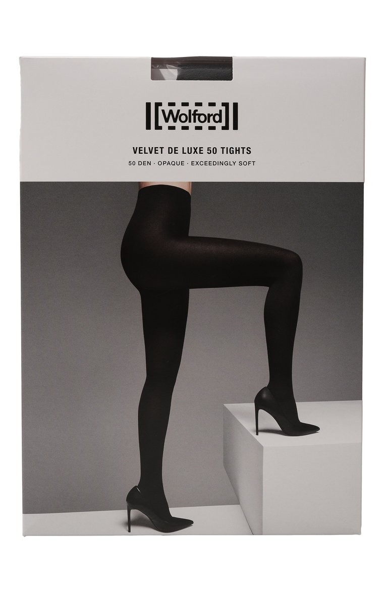 Женские колготки WOLFORD черного цвета, арт. 10687 | Фото 1 (Материал внешний: Синтетический материал; Статус проверки: Проверено, Проверена категория; Нос: Не проставлено)