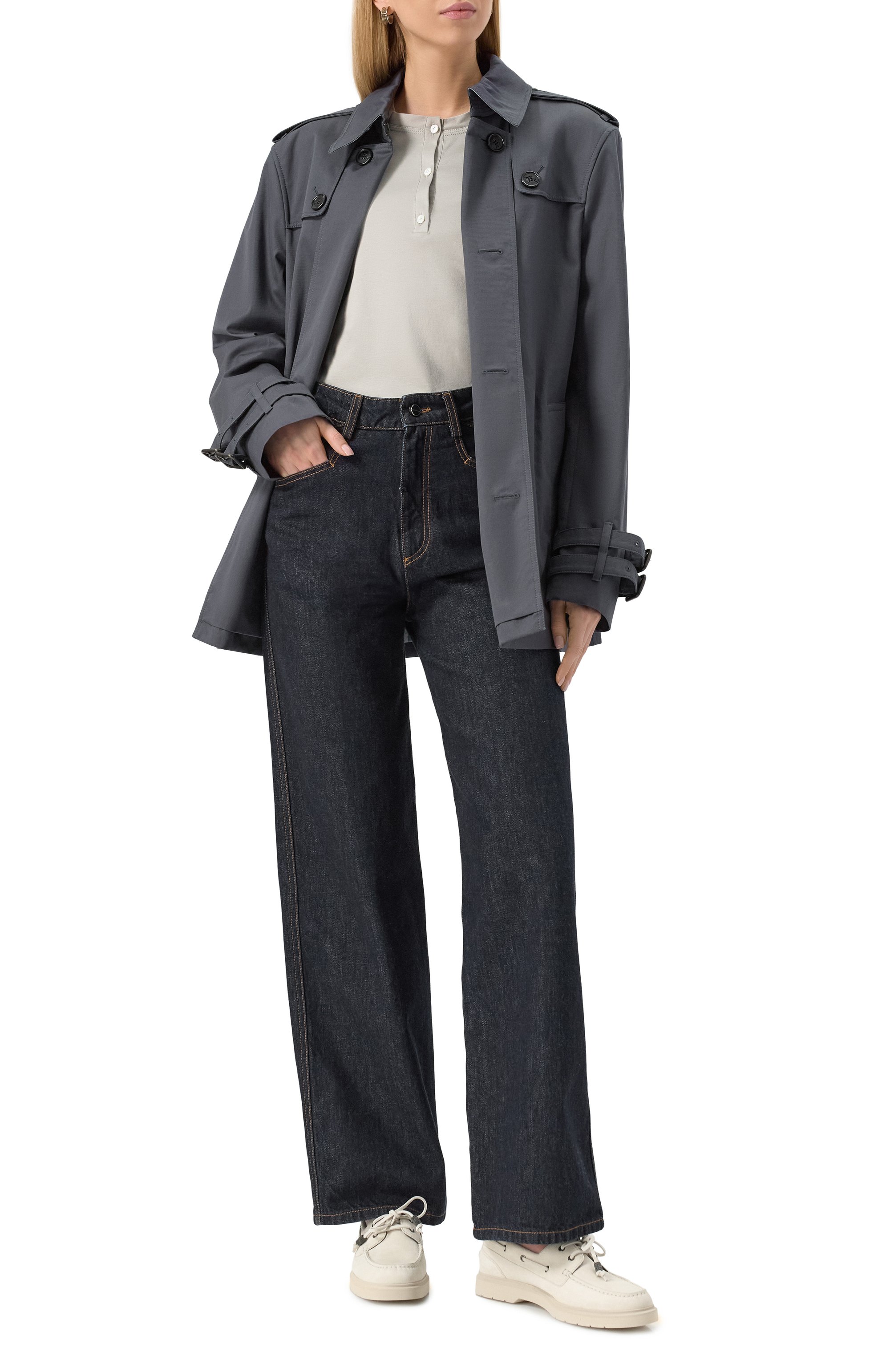 Замшевые топсайдеры BRUNELLO CUCINELLI белого цвета по цене 119000 руб., арт. MZSFG2955, фото 2 Замшевые топсайдеры BRUNELLO CUCINELLI, арт. MZSFG2955, фото 2