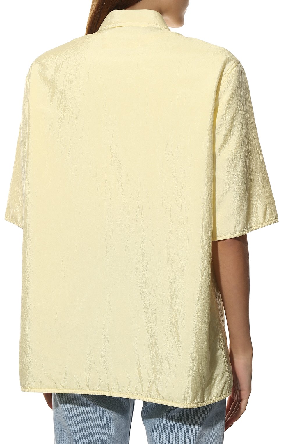Рубашка JIL SANDER светло-желтого цвета по цене 84050 руб., арт. JPPU600577-WU470900A, фото 4 Рубашка JIL SANDER, арт. JPPU600577-WU470900A, фото 4