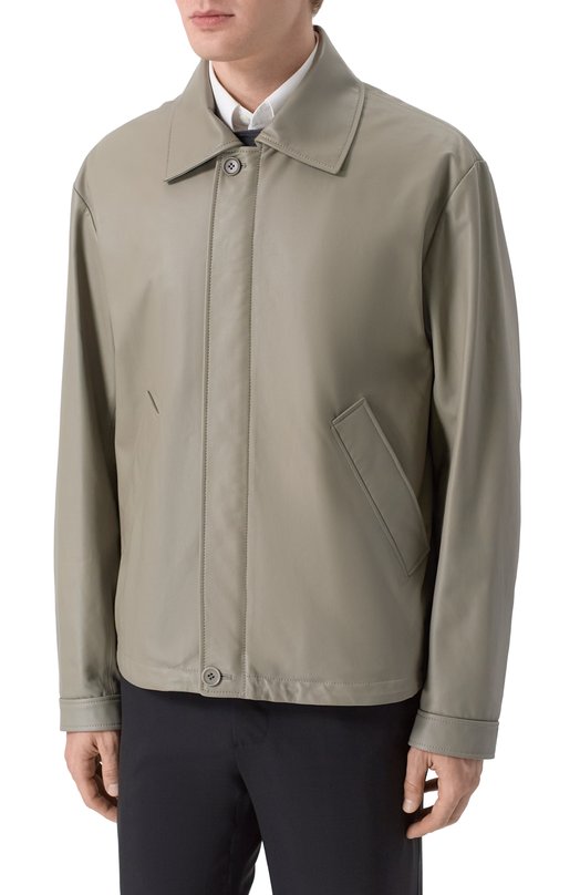 Кожаная куртка MVST M26.2PM.0005/PL0NGE Хаки  M26.2PM.0005/PL0NGE Фото 3