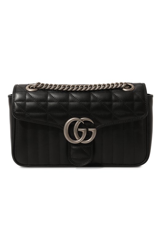 Сумка GG Marmont 2.0 small Gucci 443497 UM8AN Чёрный 443497 UM8AN