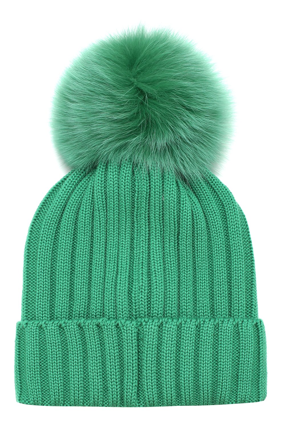 Шерстяная шапка с меховым помпоном MONCLER, арт. D2-093-00219-00-03510, фото 2