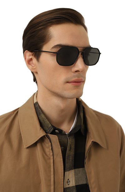 Солнцезащитные очки DOLCE & GABBANA черного цвета по цене 42650 руб., арт. 2285-110687, фото 2 Солнцезащитные очки DOLCE & GABBANA, арт. 2285-110687, фото 2