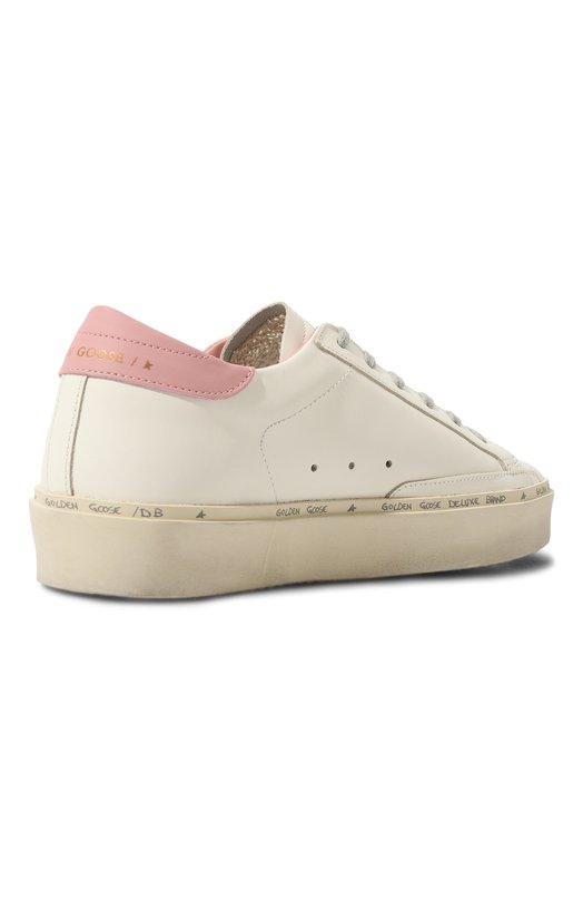 Кожаные кеды Hi Star Golden Goose Deluxe Brand GWF00118.F004723 Белый  GWF00118.F004723 Фото 5
