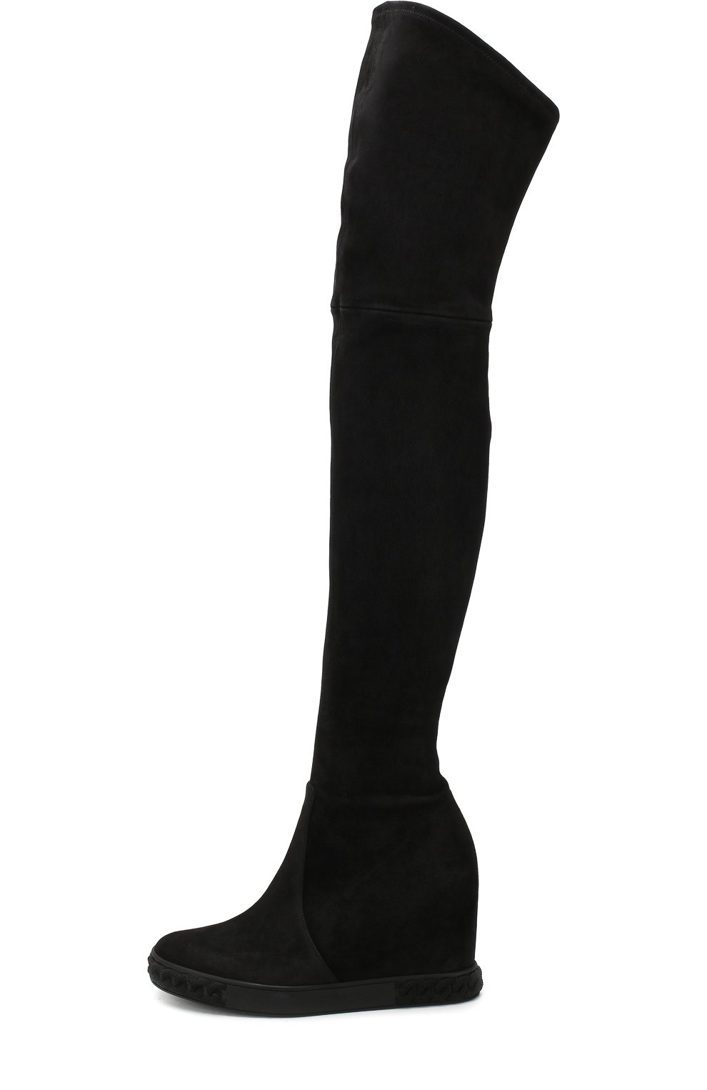 Замшевые ботфорты на т анкетке CASADEI, арт. 2T815E080NT045000, фото 3