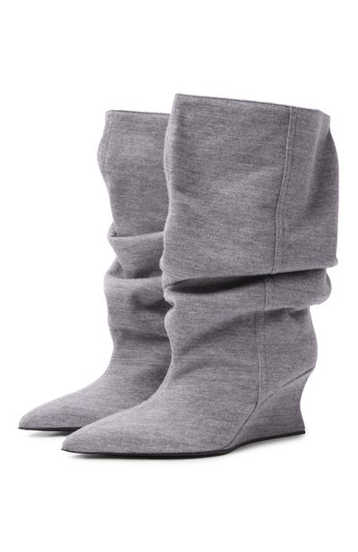 Женские текстильные ботильоны BALMAIN, арт. FN0TA183/TW0L