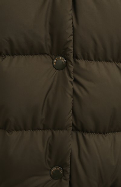 Пуховик WOOLRICH темно-зеленого цвета по цене 56700 руб., арт. CFWW0U0509FR/UT2635, фото 5 Пуховик WOOLRICH, арт. CFWW0U0509FR/UT2635, фото 5