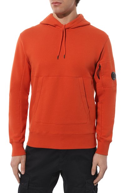 Хлопковое худи C.P. COMPANY оранжевого цвета по цене 30800 руб., арт. 14CMSS023A-005086W, фото 3 Хлопковое худи C.P. COMPANY, арт. 14CMSS023A-005086W, фото 3
