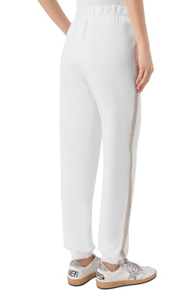 Хлопковые джоггеры с отделкой стразами PHILIPP PLEIN, арт. SAFC WJT2190 PTE004N, фото 4