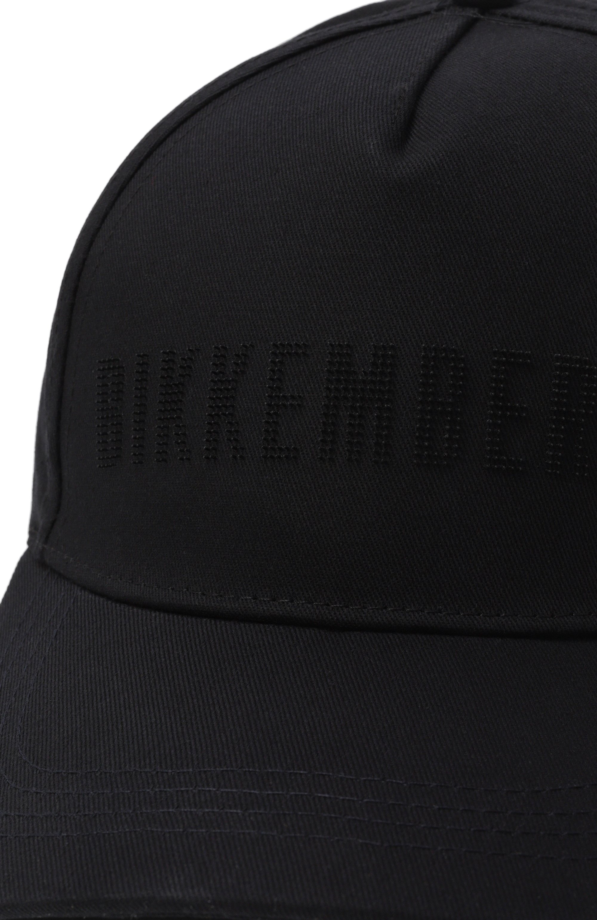 Хлопковая бейсболка DIRK BIKKEMBERGS черного цвета по цене 3935 руб., арт. BKCP01341T, фото 3 Хлопковая бейсболка DIRK BIKKEMBERGS, арт. BKCP01341T, фото 3