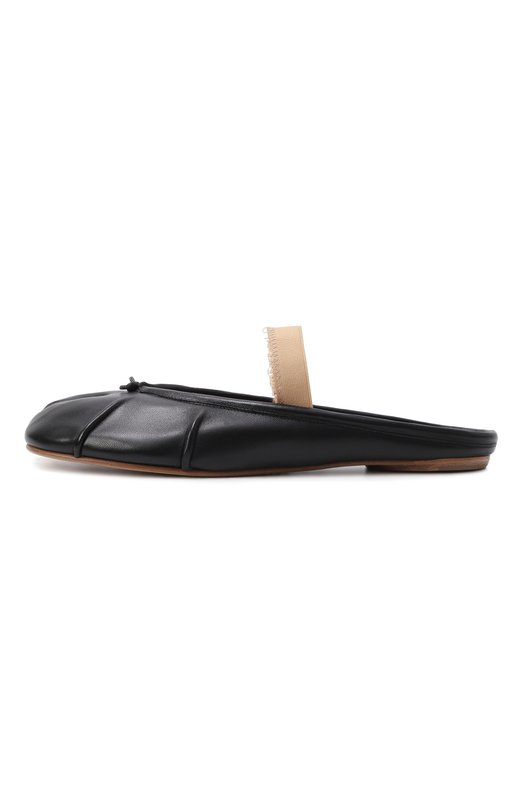 Кожаные сабо Tabi Maison Margiela S39WZ0103/P6853 Чёрный  S39WZ0103/P6853 Фото 4