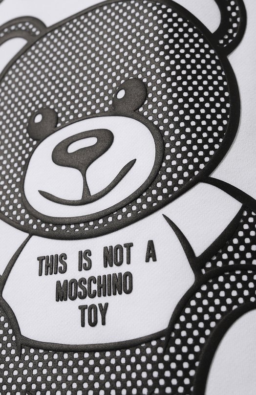 Хлопковый свитшот Moschino Белый, фото 5