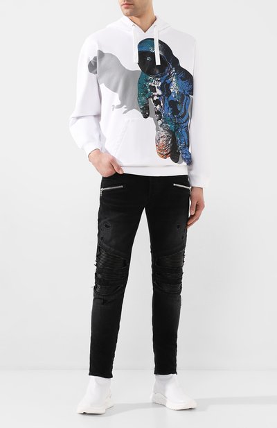 Замшевые кроссовки b-glove BALMAIN, арт. TM0C211/LCPA, фото 2