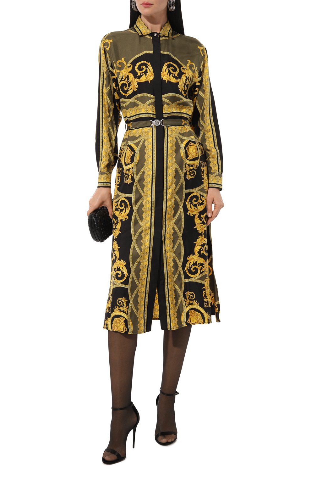 Шелковое платье VERSACE, арт. 1016413/1A11528, фото 2