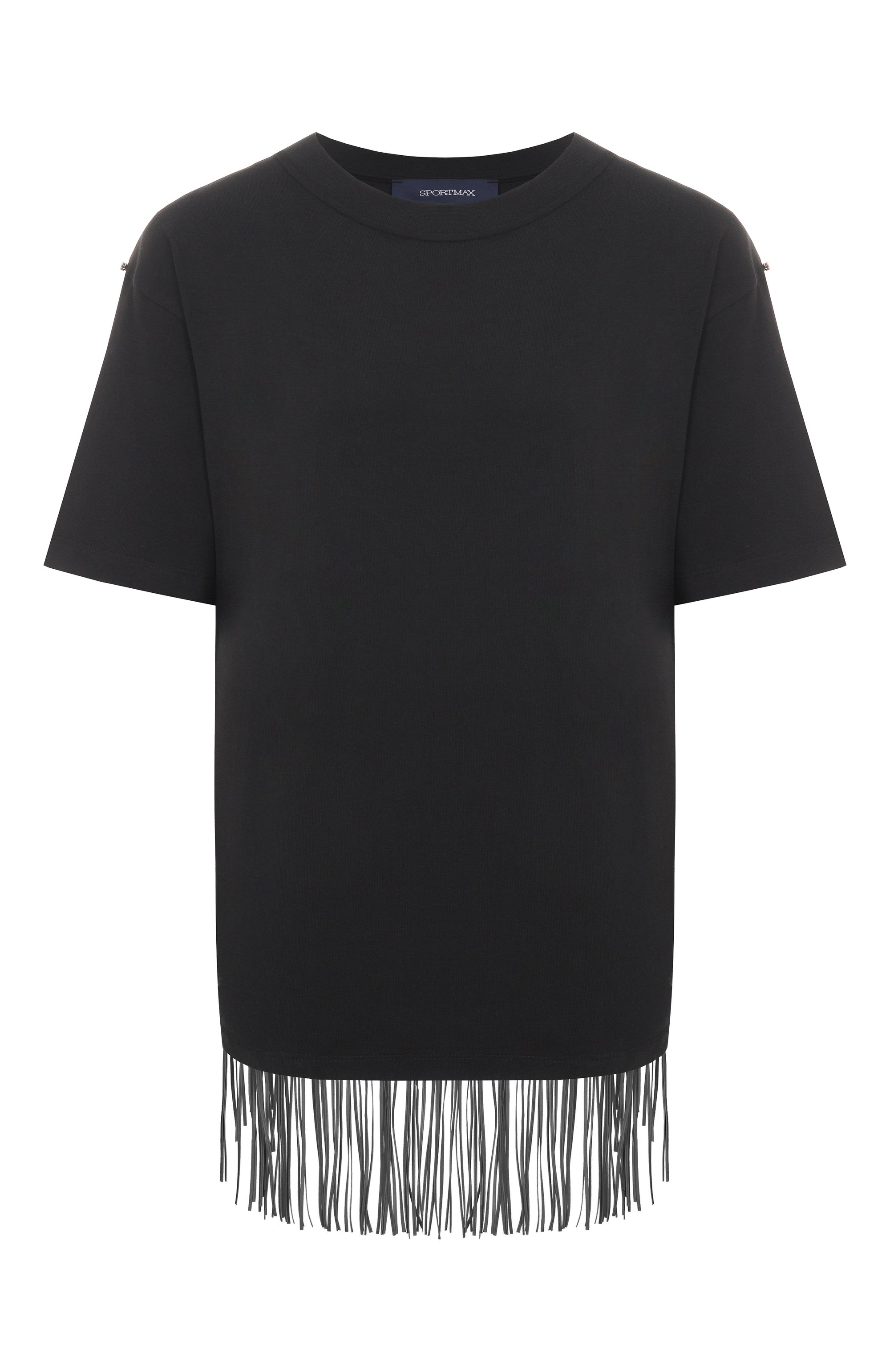 Хлопковая футболка SPORTMAX, арт. TEATIN0, фото 1