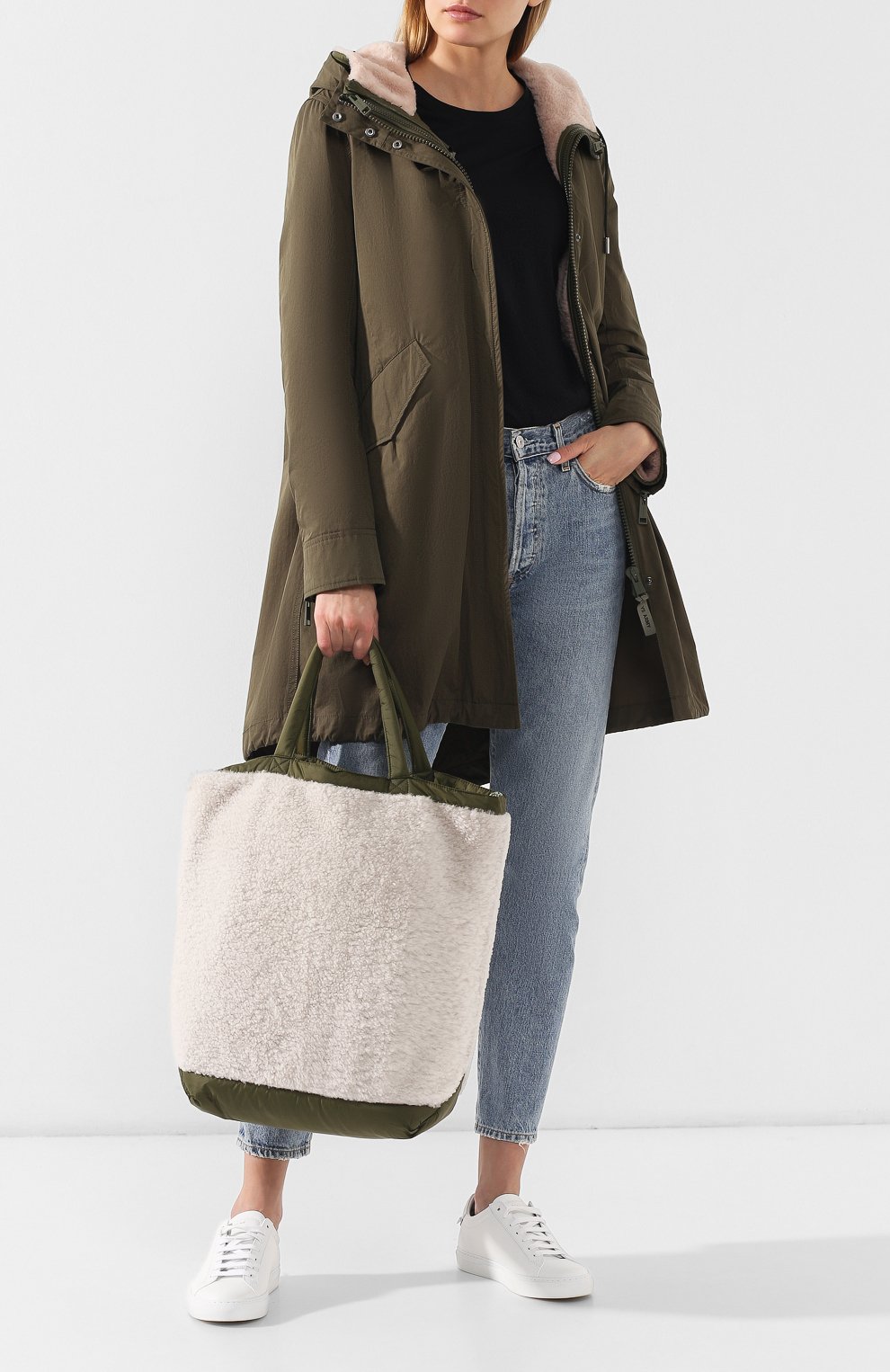 Сумка-тоут с отделкой овчиной YS ARMY PARIS, арт. 9EFA058XXMEPR, фото 2