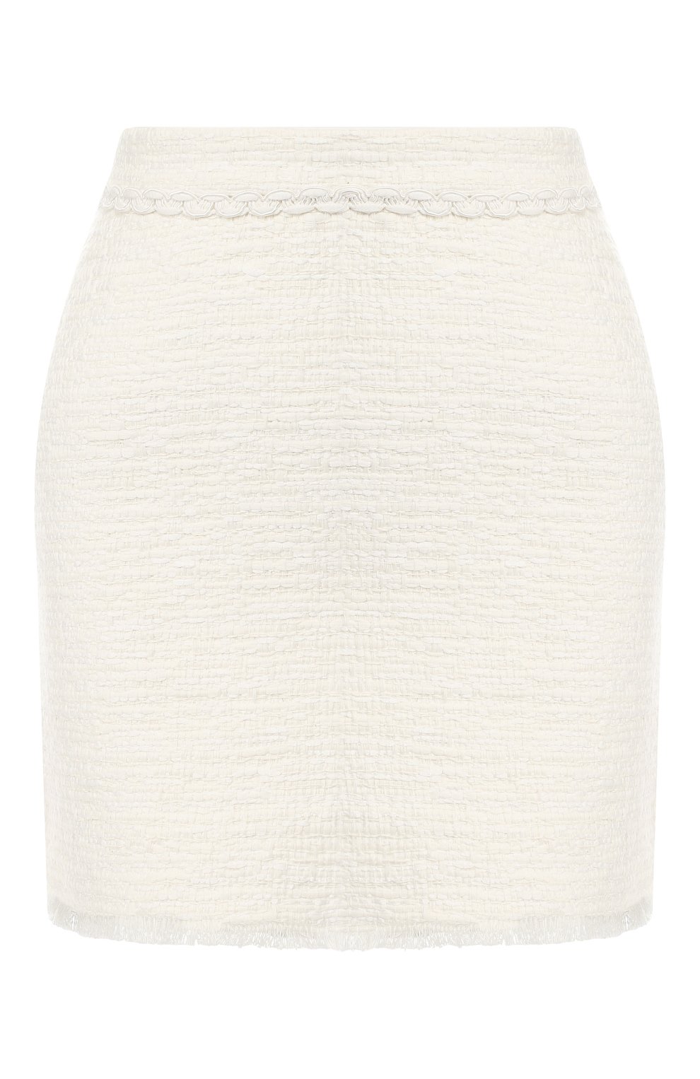 Хлопковая юбка ERMANNO ERMANNO SCERVINO белого цвета по цене 29500 руб., арт. 44 T GN02 STU, фото 1 Хлопковая юбка ERMANNO ERMANNO SCERVINO, арт. 44 T GN02 STU, фото 1