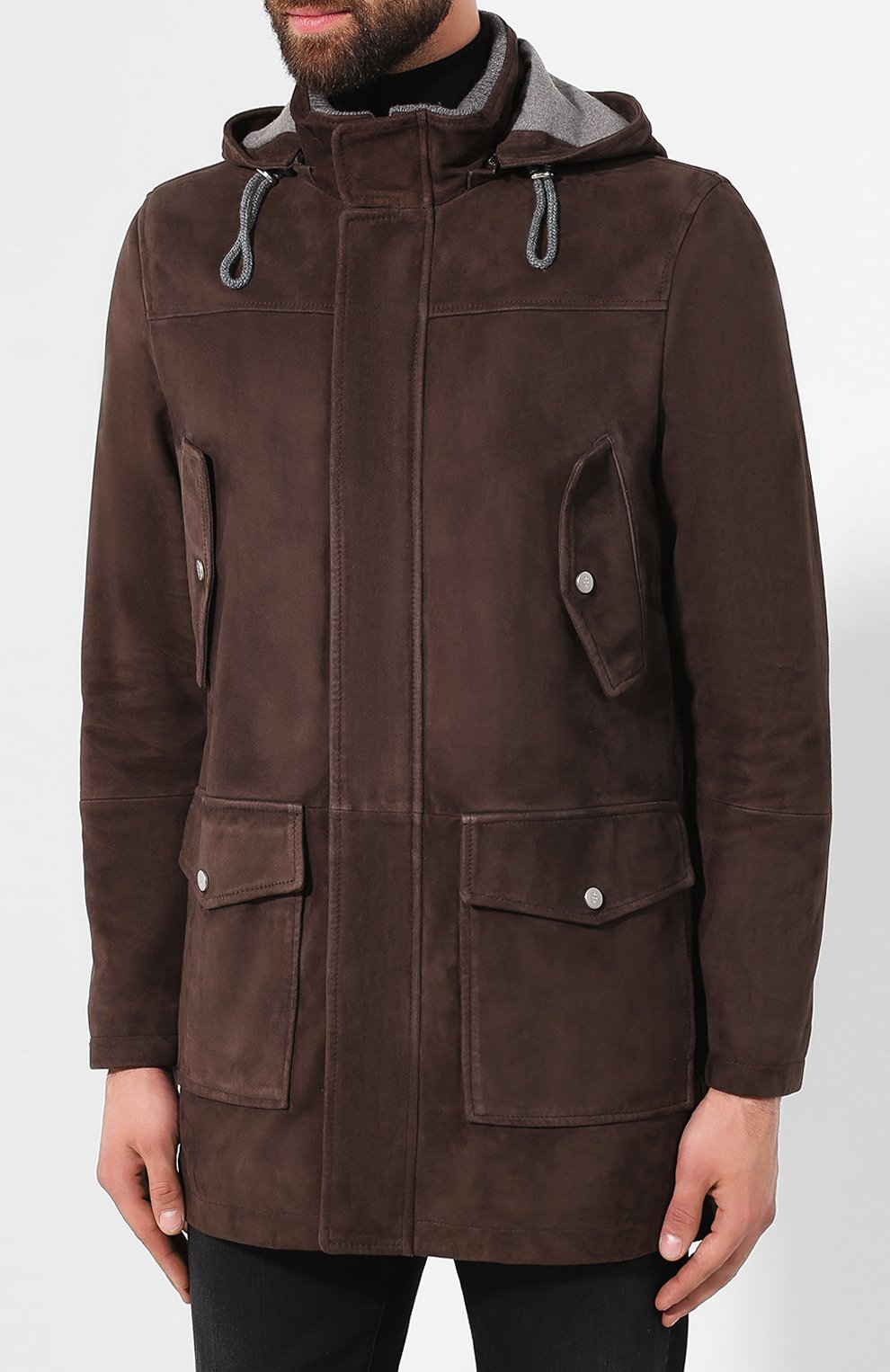 Замшевая куртка ELEVENTY PLATINUM, арт. 979PL0177 PEL28003, фото 3