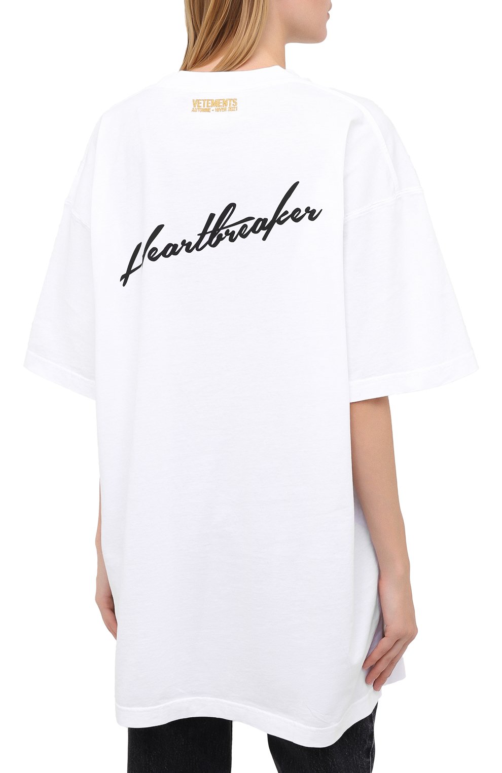 Хлопковая футболка VETEMENTS, арт. UAH21TR563 1608/W, фото 4
