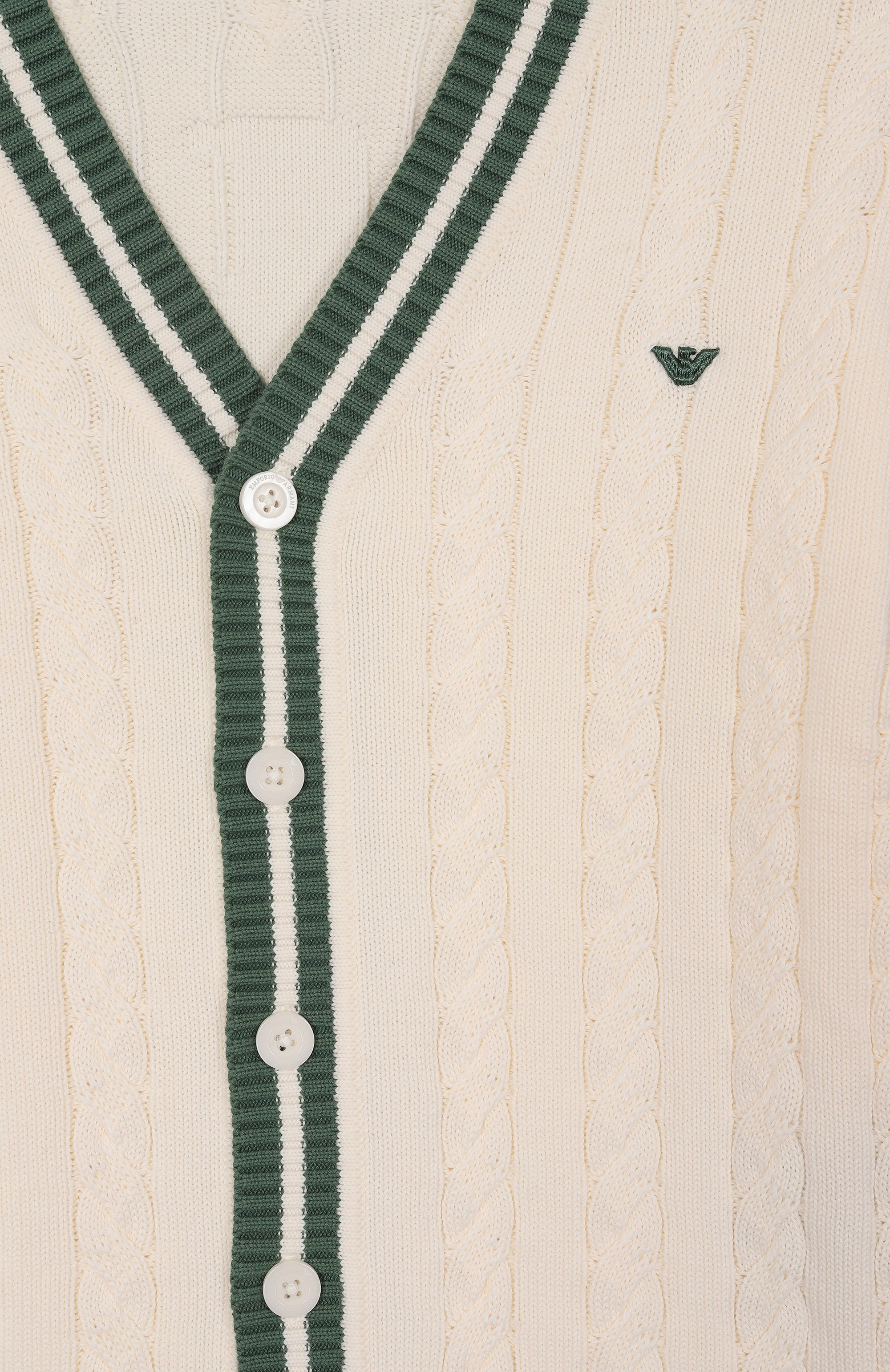 Хлопковый кардиган EMPORIO ARMANI, арт. EB000296/AF13945, фото 3