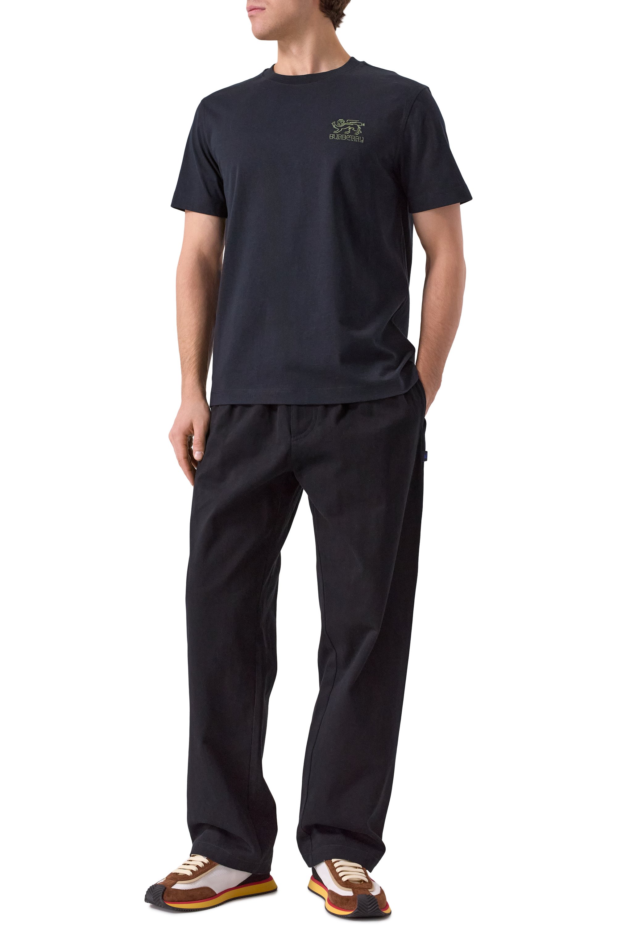 Хлопковые брюки BURBERRY, арт. 8101229, фото 2