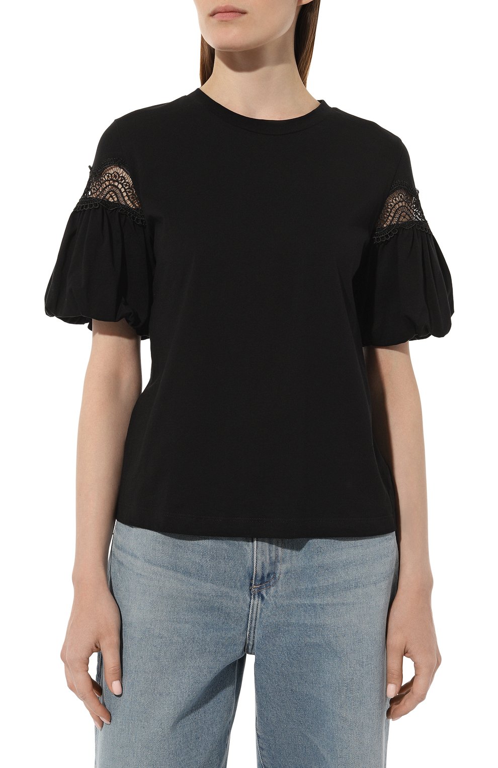 Хлопковая футболка ALBERTA FERRETTI, арт. 222U/A0702/6660, фото 3